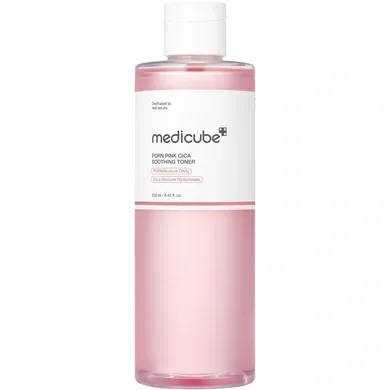 Успокаивающий тонер с полинуклеотидами и центеллой Medicube PDRN Pink Cica Soothing Toner, 250 мл