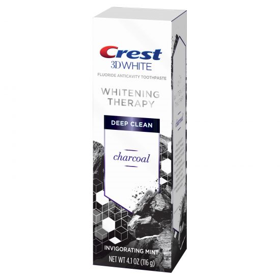 Отбеливающая зубная паста с углем Crest 3D White Whitening Therapy Charcoal Deep Clean Fluoride Toothpaste