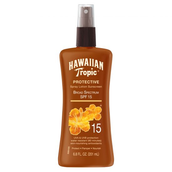 Сонцезахисний спрей Hawaiian Tropic Spray Lotion Sunscreen Broad Spectrum SPF 15