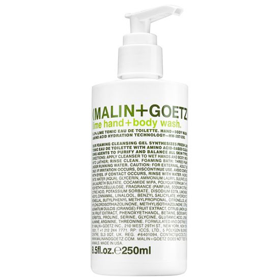 Гель-мыло для рук и тела Malin+Goetz Lime Hand+Body Wash