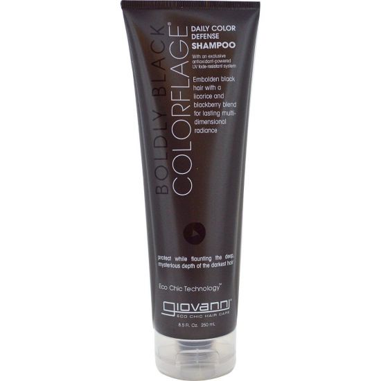 Шампунь для брюнеток Giovanni Colorflage Boldly Black Shampoo