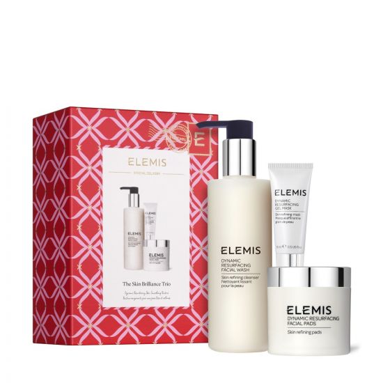 Подарочная коллекция для шлифовки и сияния кожи Elemis The Skin Brilliance Trio Dynamic Resurfacing Skin Smoothing Routine