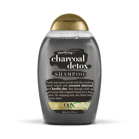 Шампунь Вугілля Детокс OGX Purifying + Charcoal Detox Shampoo