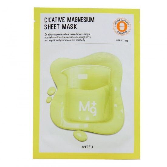 Лікувальна маска з магнієм A'PIEU Cicative Magnesium Sheet Mask