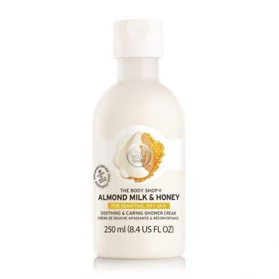 Крем-гель для душа The Body Shop Almond Milk & Honey Soothing & Caring Shower Gel 