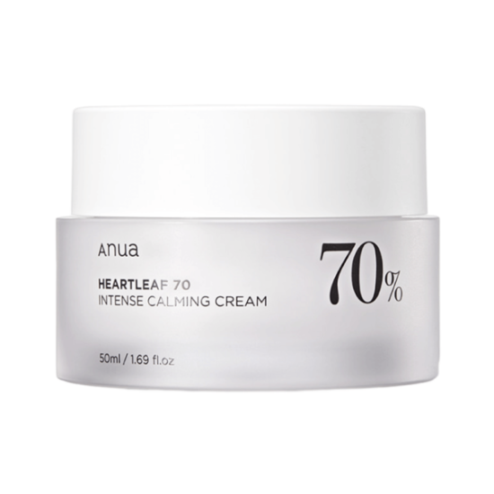 Успокаивающий крем для лица ANUA Heartleaf 70% Intense Calming Cream 50ml
