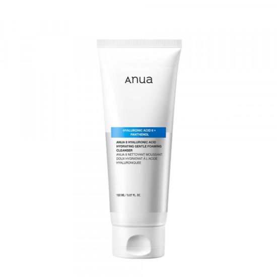 Пенка для умывания с гиалуроновой кислотой ANUA 8 Hyualuronic Acid Hydrating Gentle Foaming Cleanser 150ml