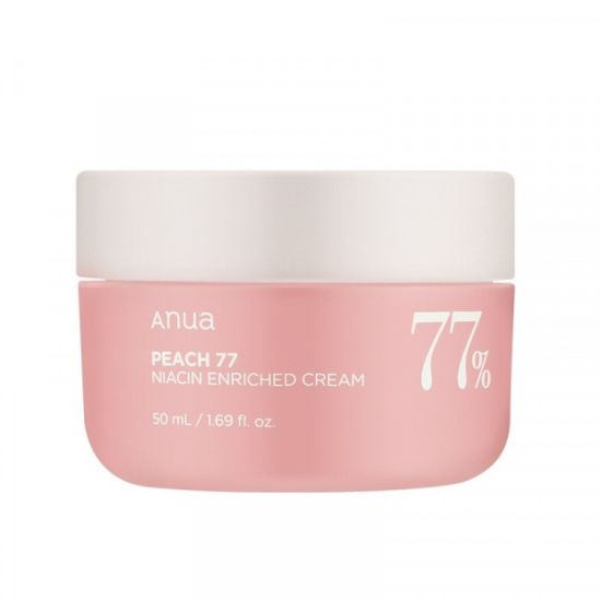 Зволожувальний крем з екстрактом персика ANUA Peach 77% Niacin Enriched Cream 50ml  
