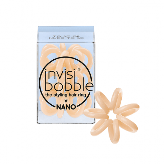 Резинка-браслет для волосся Invisibobble NANO To Be or Nude to Be