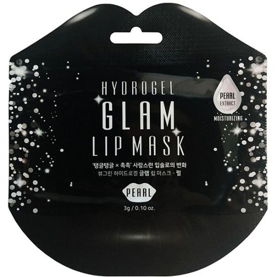 Гидрогелевые патчи для губ с жемчугом Beauugreen Hydrogel Glam Lip Mask Pearl