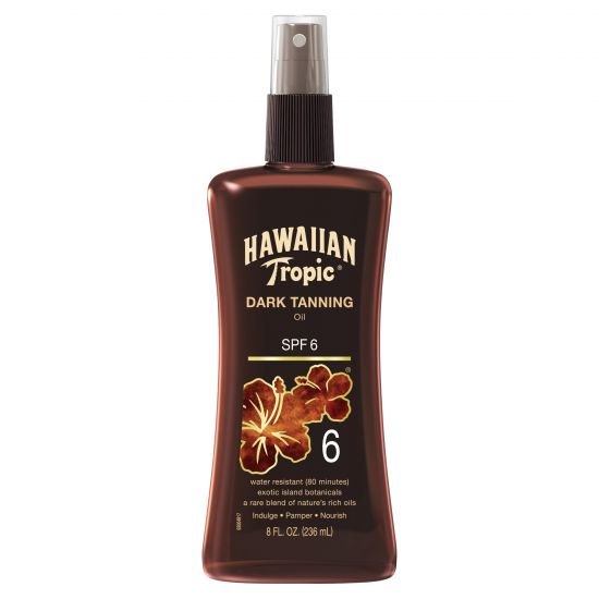 Масло-спрей для загара Hawaiian Tropic Dark Tanning Oil Pump SPF 6