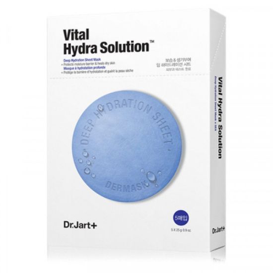 Увлажняющая маска с гиалуроновой кислотой Dr. Jart+ Dermask Water Jet Vital Hydra Solution - 5шт