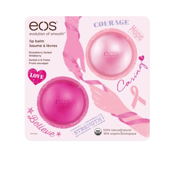 Набор бальзамов для губ EOS Breast Cancer Awareness