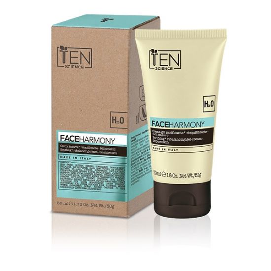 Балансирующий проблемную кожу гель-крем Ten Science Face Harmony Purifying Rebalancing Gel-Cream For Impure Skin