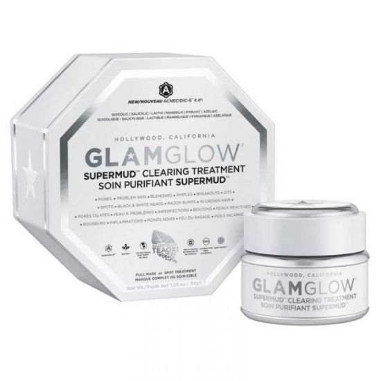 Очищаюча маска для обличчя GLAMGLOW SUPERMUD Clearing Treatment