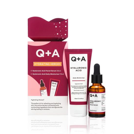 Подарочный набор для увлажнения кожи Q+A Hydrating Heroes Gift Set