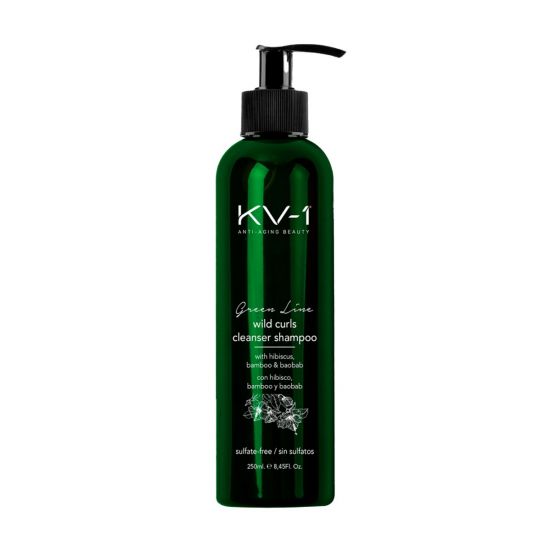 Шампунь для вьющихся волос без сульфатов KV-1 Green Line Wild Curls Cleanser Shampoo