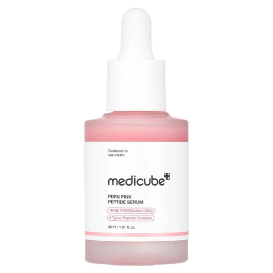 Відновлювальна сироватка з полінуклеотидами та пептидами Medicube PDRN Pink Peptide Serum