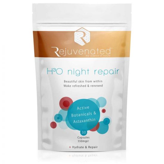 Активные капсулы для ночного восстановления и увлажнения кожи Rejuvenated Collagen H3O Night Repair 