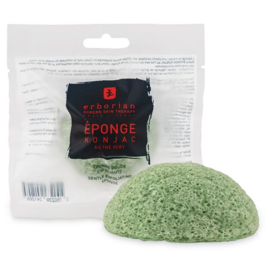 Спонж конняку с зеленым чаем Erborian Green Tea Konjac Sponge