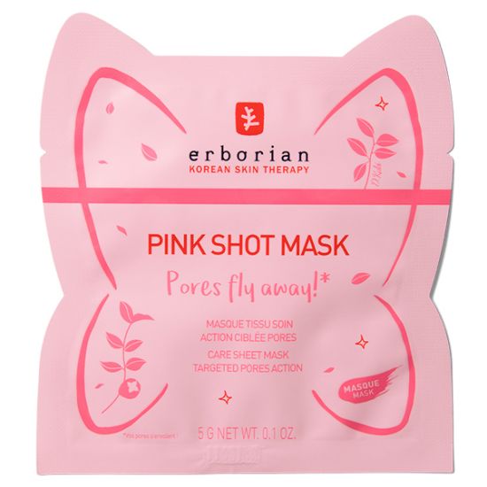 Тканинна маска для звуження пор Erborian PINK SHOT MASK