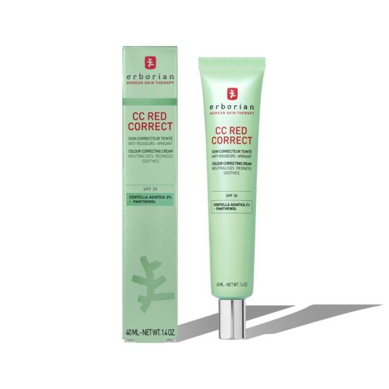 СС-крем для обличчя з Центеллою азіатською Erborian CC Red Correct à la Centella Asiatica