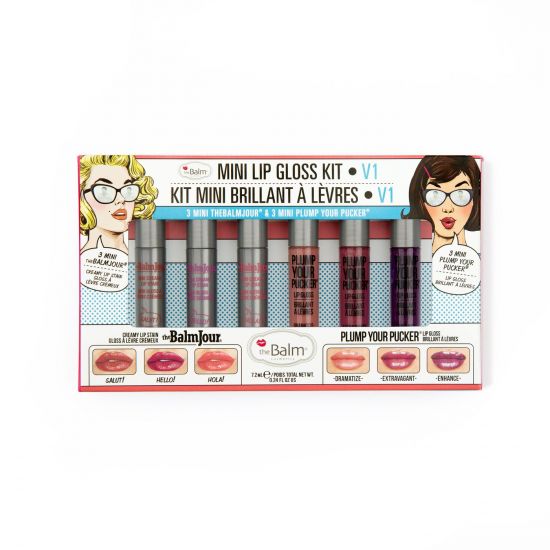 Набор мини-блесков для губ theBalm Mini Lip Gloss Kit Vol. 1