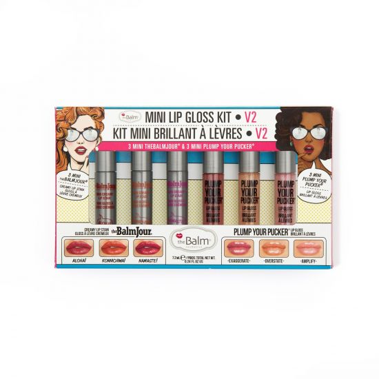 Набор мини-блесков для губ theBalm Mini Lip Gloss Kit Vol. 2