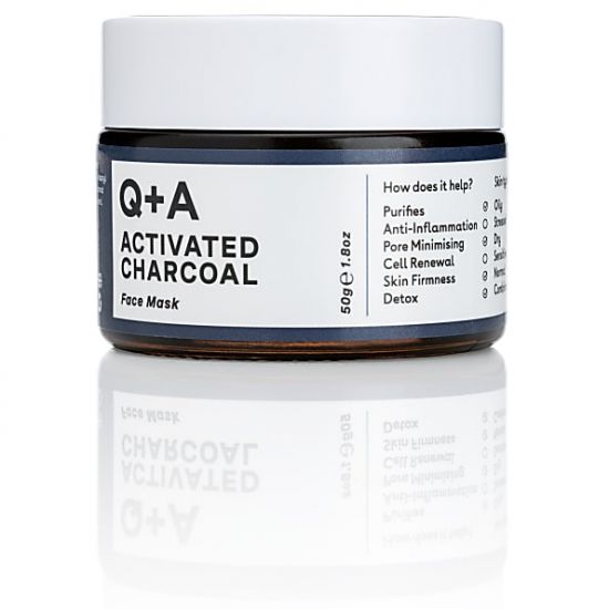 Маска для лица "Детокс" Q+A Activated Charcoal Face Mask