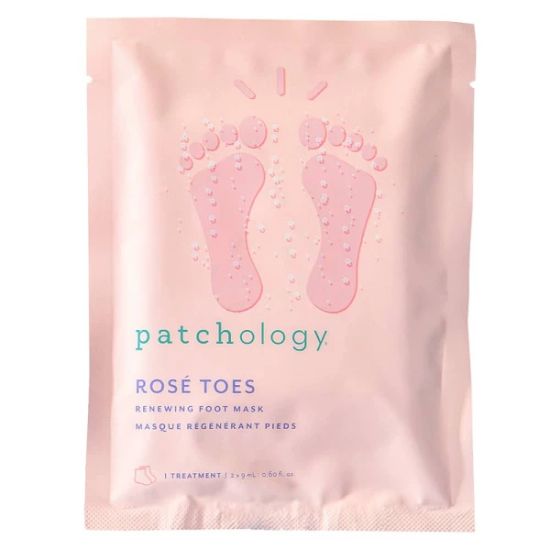 Освежающая маска для ног с экстрактом розы Patchology Serve Chilled Rosé Toes
