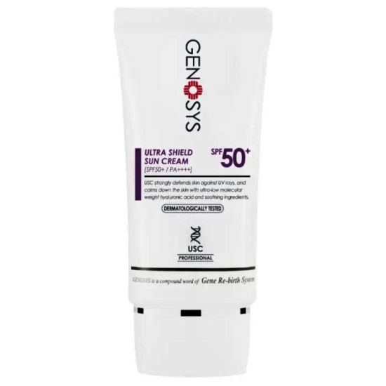 Солнцезащитный крем для лица  Genosys Ultra Shield Sun Cream SPF 50+