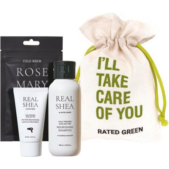 Мини-набор Rated Green Real Shea Rose Mary