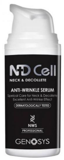 Сироватка проти зморшок в області декольте і шиї Genosys ND Cell Anti-Wrinkle Serum