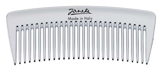 Расчёска с редкими зубьями для создания причёски Janeke Silver Pocket Comb