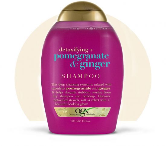 Детоксикуючий шампунь для волосся OGX Pomegranate & Ginger Shampoo