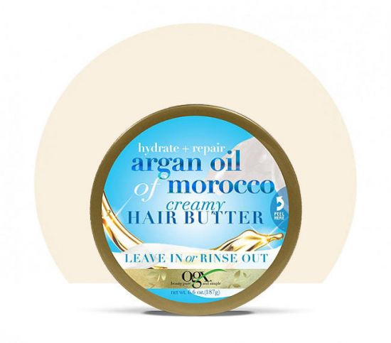 Крем-масло для ослабленных волос OGX Argan Oil of Morocco Creamy Hair Butter