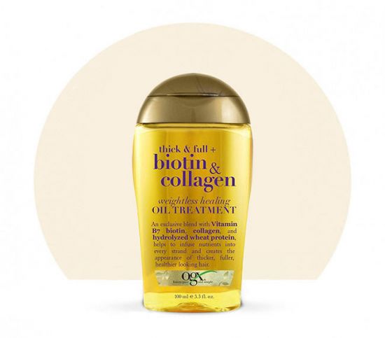 Масло для волос OGX Biotin & Collagen Weightless Healing Oil Treatment