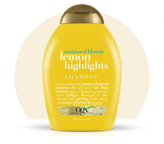 Шампунь для блеска OGX Lemon Highlights Shampoo